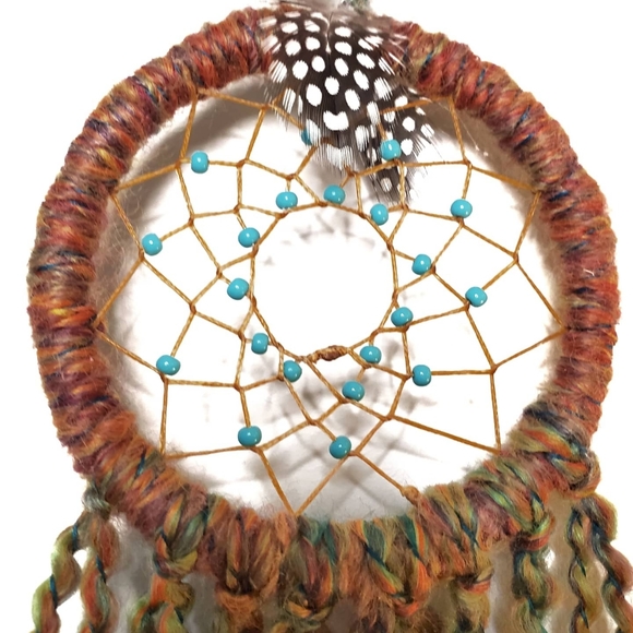 Homemade Dream Catcher, Unique Colors - Picture 2 of 5
